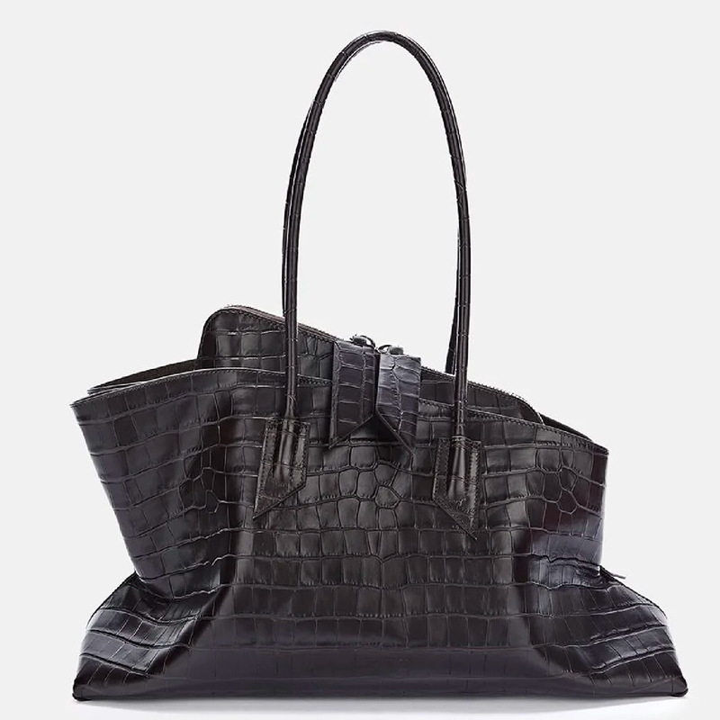Retro Crocodile Pattern Large  - Luxury Bags Tote ulasan dan harga